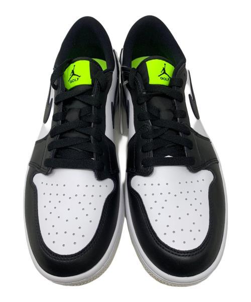NIKE GOLF（ナイキゴルフ）NIKE GOLF (ナイキゴルフ) NIKE GOLF Air Jordan 1 Low Golf Phantom/Volt ゴルフシューズ ホワイト×ブラック サイズ:27.5cm 未使用品の古着・服飾アイテム