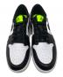 中古・古着 NIKE GOLF (ナイキゴルフ) NIKE GOLF Air Jordan 1 Low Golf Phantom/Volt ゴルフシューズ ホワイト×ブラック サイズ:27.5cm 未使用品：22000円