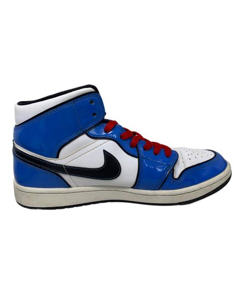 NIKE（ナイキ）NIKE (ナイキ) NIKE AIR JORDAN ハイカットスニーカー ホワイト×ブルー サイズ:28㎝の古着・服飾アイテム