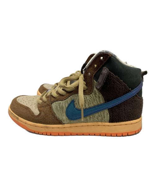 NIKE SB（ナイキエスビー）NIKE SB (ナイキエスビー) Concepts (コンセプト) NIKE SB Concepts DUNK HIGH DUCK スニーカー ブラウン×ベージュ サイズ:26.5㎝の古着・服飾アイテム