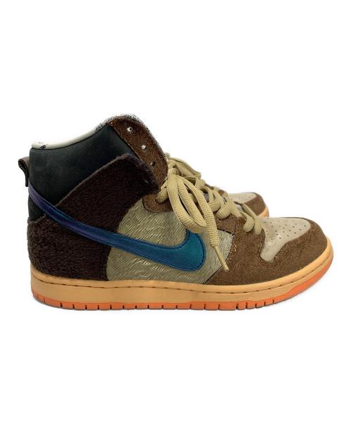 NIKE SB（ナイキエスビー）NIKE SB (ナイキエスビー) Concepts (コンセプト) NIKE SB Concepts DUNK HIGH DUCK スニーカー ブラウン×ベージュ サイズ:26.5㎝の古着・服飾アイテム