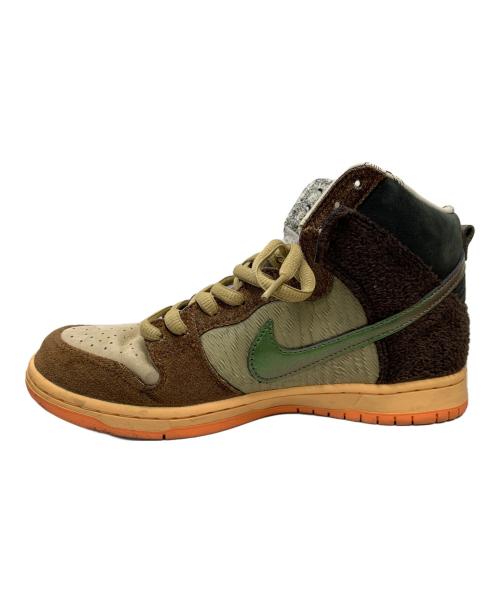 NIKE SB（ナイキエスビー）NIKE SB (ナイキエスビー) Concepts (コンセプト) NIKE SB Concepts DUNK HIGH DUCK スニーカー ブラウン×ベージュ サイズ:26.5㎝の古着・服飾アイテム