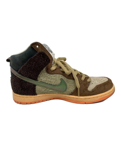 NIKE SB（ナイキエスビー）NIKE SB (ナイキエスビー) Concepts (コンセプト) NIKE SB Concepts DUNK HIGH DUCK スニーカー ブラウン×ベージュ サイズ:26.5㎝の古着・服飾アイテム