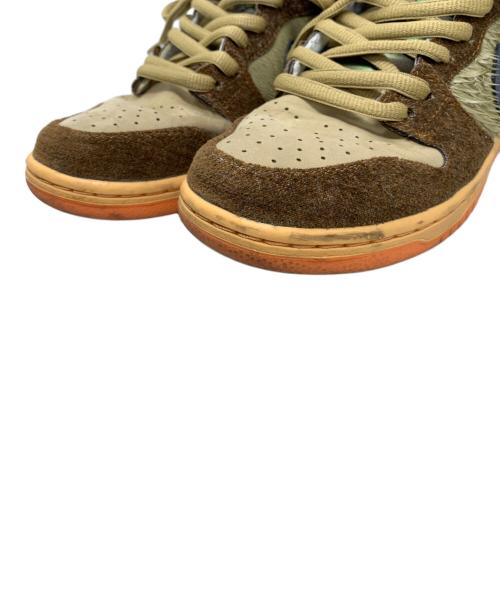 NIKE SB（ナイキエスビー）NIKE SB (ナイキエスビー) Concepts (コンセプト) NIKE SB Concepts DUNK HIGH DUCK スニーカー ブラウン×ベージュ サイズ:26.5㎝の古着・服飾アイテム
