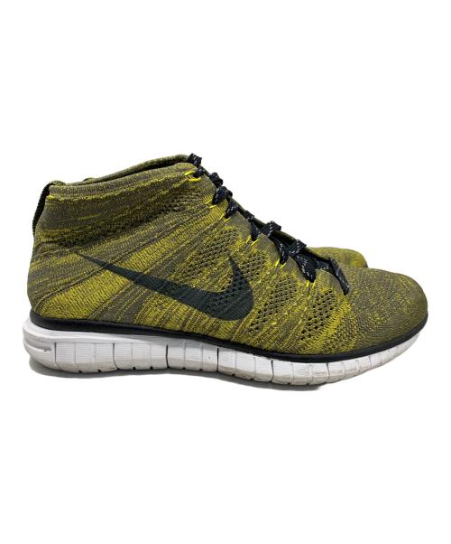 NIKE（ナイキ）NIKE (ナイキ) NIKE FLYKNIT CHUKKA スニーカー グリーン サイズ:27.5cmの古着・服飾アイテム