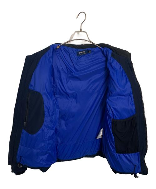POLO RALPH LAUREN（ポロ・ラルフローレン）POLO RALPH LAUREN (ポロ・ラルフローレン) POLO RALPH LAUREN ダウンジャケット ブルー×ブラック サイズ:Sの古着・服飾アイテム