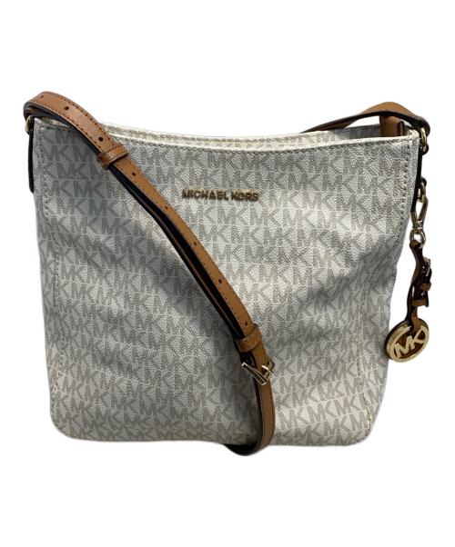 MICHAEL KORS（マイケル・コース）MICHAEL KORS (マイケルコース) MICHAEL KORS ショルダーバッグ ホワイトの古着・服飾アイテム