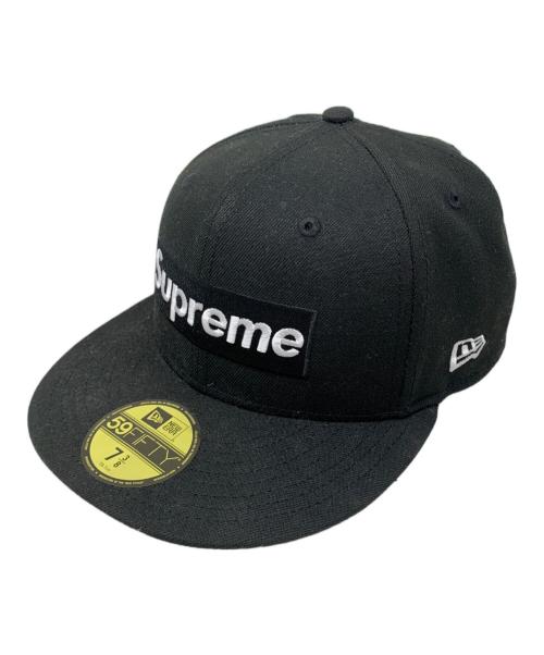New Era（ニューエラ）New Era (ニューエラ) SUPREME (シュプリーム) New Era Supreme ボックスロゴキャップ ブラックの古着・服飾アイテム