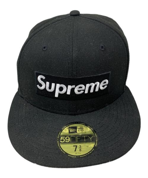 New Era（ニューエラ）New Era (ニューエラ) SUPREME (シュプリーム) New Era Supreme ボックスロゴキャップ ブラックの古着・服飾アイテム