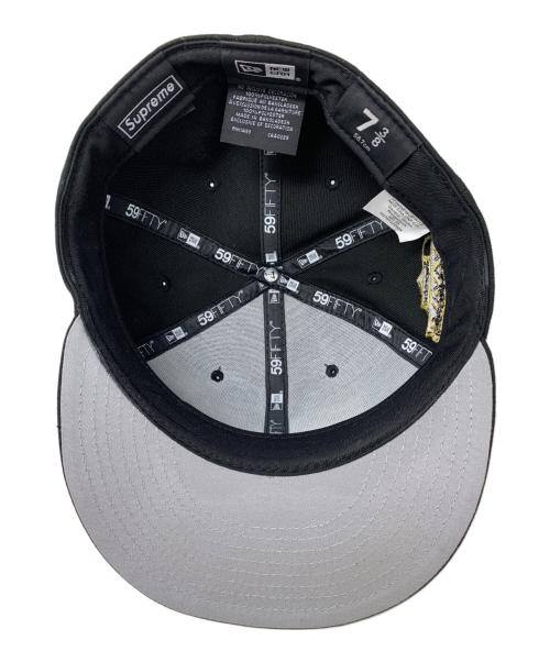 New Era（ニューエラ）New Era (ニューエラ) SUPREME (シュプリーム) New Era Supreme ボックスロゴキャップ ブラックの古着・服飾アイテム