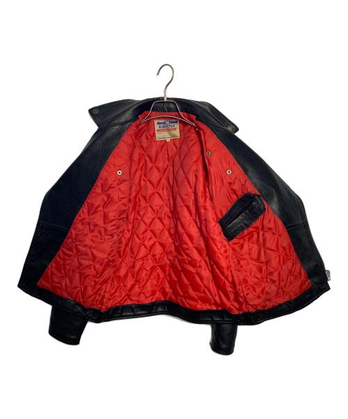 KADOYA（カドヤ）kadoya (カドヤ) kadoya ダブルライダースジャケット ブラック サイズ:Ｌの古着・服飾アイテム