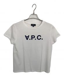 A.P.C.（アーペーセー）の古着「ロゴTシャツ」｜ホワイト