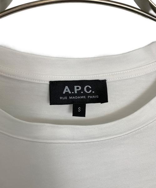 A.P.C.（アーペーセー）A.P.C. (アーペーセー) ロゴTシャツ ホワイト サイズ:Sの古着・服飾アイテム