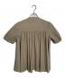 UNITED ARROWS (ユナイテッドアローズ) ピンタック ショートスリーブブラウス ベージュ サイズ:-：6000円