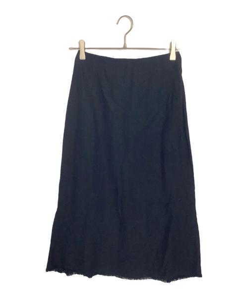 Spick and Span（スピック＆スパン）Spick and Span (スピックアンドスパン) Spick and Span リネンスカート ブラック サイズ:36の古着・服飾アイテム