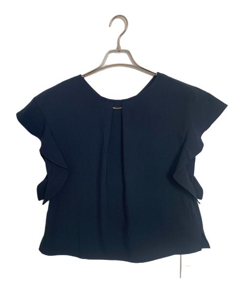 Noble（ノーブル）Noble (ノーブル) Noble 2WAYゴールドバー付きブラウス ブラック サイズ:Freeの古着・服飾アイテム