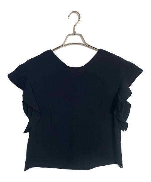 Noble（ノーブル）Noble (ノーブル) Noble 2WAYゴールドバー付きブラウス ブラック サイズ:Freeの古着・服飾アイテム