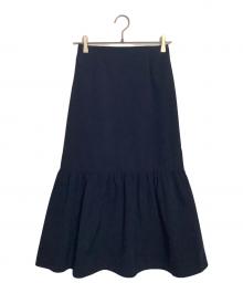 Spick and Span（スピックアンドスパン）の古着「Spick and Span ロングスカート」｜ネイビー