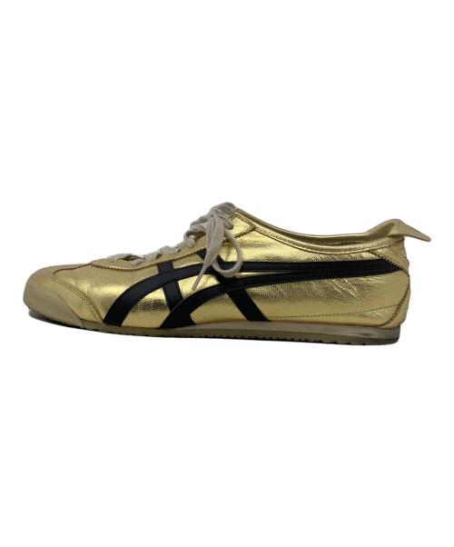Onitsuka Tiger（オニツカタイガー）Onitsuka Tiger (オニツカタイガー) ローカットスニーカー ゴールド サイズ:31cmの古着・服飾アイテム