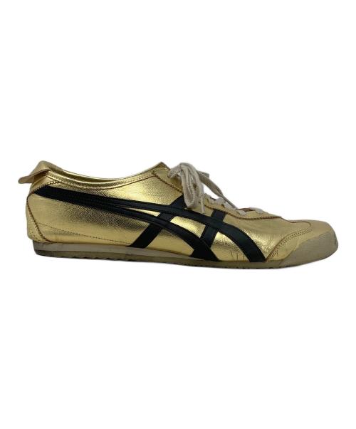 Onitsuka Tiger（オニツカタイガー）Onitsuka Tiger (オニツカタイガー) ローカットスニーカー ゴールド サイズ:31cmの古着・服飾アイテム