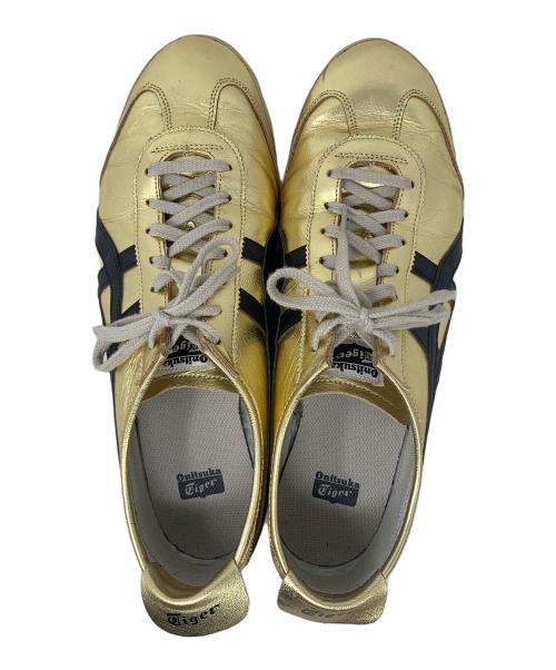 Onitsuka Tiger（オニツカタイガー）Onitsuka Tiger (オニツカタイガー) ローカットスニーカー ゴールド サイズ:31cmの古着・服飾アイテム