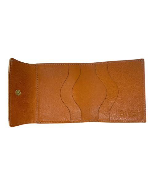IL BISONTE（イル ビゾンテ）IL BISONTE (イル ビゾンテ) 2つ折り財布 オレンジの古着・服飾アイテム