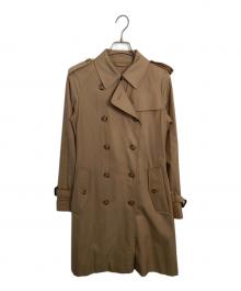 MACKINTOSH LONDON（マッキントッシュ ロンドン）の古着「MACKINTOSH LONDON チェックライナー付ギャバジントレンチコート」｜カーキ