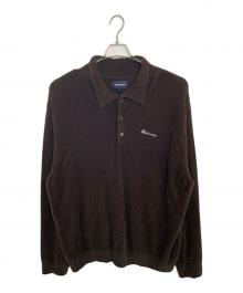 thisisneverthat（ディスイズネバーザット）の古着「Script Shaggy Knit」｜ブラウン