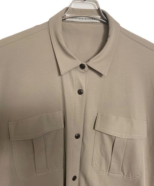 COGTHEBIGSMOKE（コグザビッグスモーク）COGTHEBIGSMOKE (コグザビッグスモーク) サファリシャツ ベージュ サイズ:-の古着・服飾アイテム