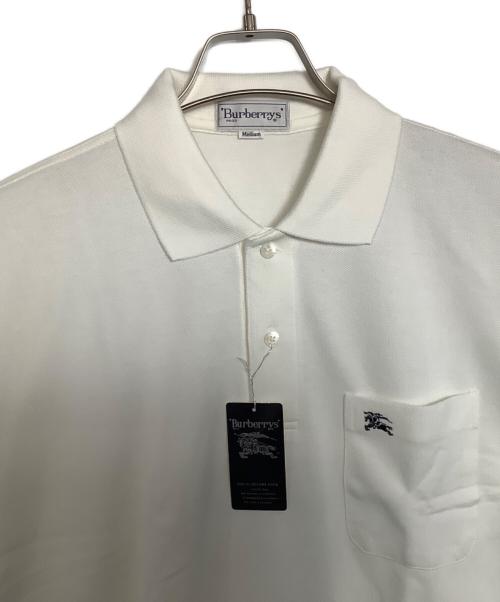 Burberry's（バーバリー）Burberry's (バーバリーズ) Burberry's ポロシャツ ホワイト サイズ:M 未使用品の古着・服飾アイテム