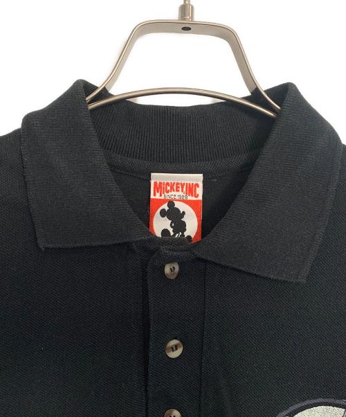 DISNEY（ディズニー）Disney (ディズニー) Disney ポロシャツ ブラック サイズ:Mの古着・服飾アイテム