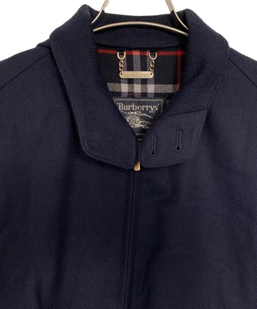 Burberry's（バーバリー）Burberry's (バーバリーズ) Burberry's ラムウールジップブルゾン ネイビー サイズ:Lの古着・服飾アイテム