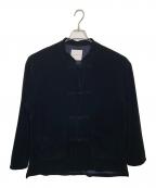 bractmentブラクトメント）の古着「BRACTMENT ベロアチャイナジャケット」｜ブラック