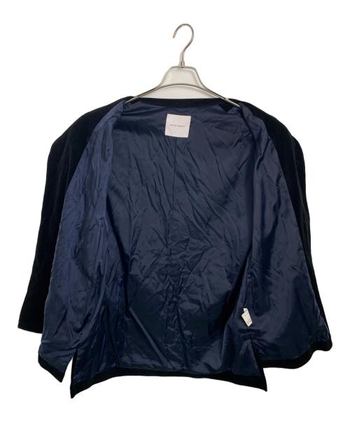 bractment（ブラクトメント）BRACTMENT (ブラクトメント) BRACTMENT ベロアチャイナジャケット ブラック サイズ:38の古着・服飾アイテム