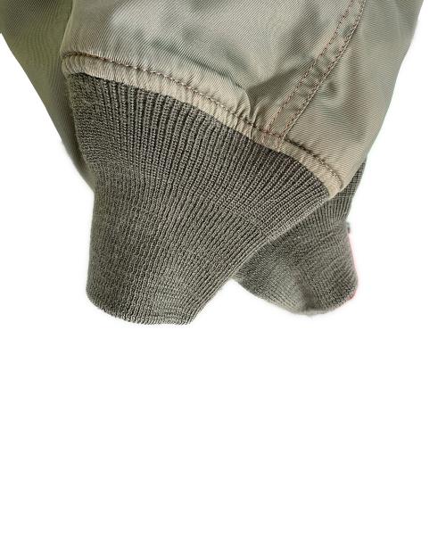 ALPHA（アルファ）ALPHA (アルファ) MA-1ジャケット オリーブ サイズ:LARGEの古着・服飾アイテム