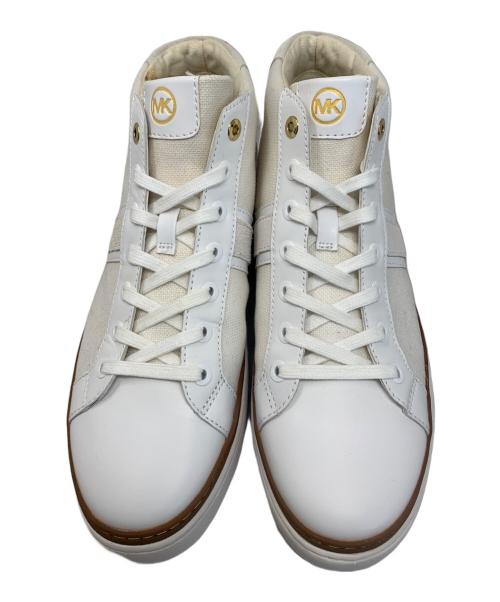 MICHAEL KORS（マイケル・コース）MICHAEL KORS (マイケルコース) MICHAEL KORS レザースニーカー ホワイト サイズ:8Mの古着・服飾アイテム