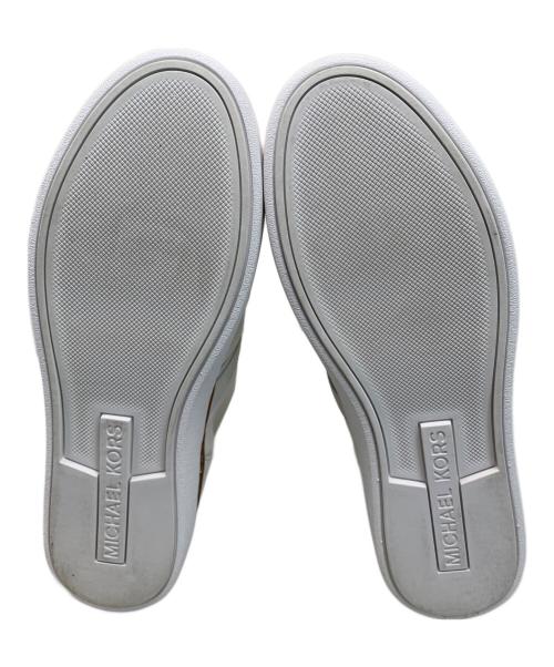 MICHAEL KORS（マイケル・コース）MICHAEL KORS (マイケルコース) MICHAEL KORS レザースニーカー ホワイト サイズ:8Mの古着・服飾アイテム