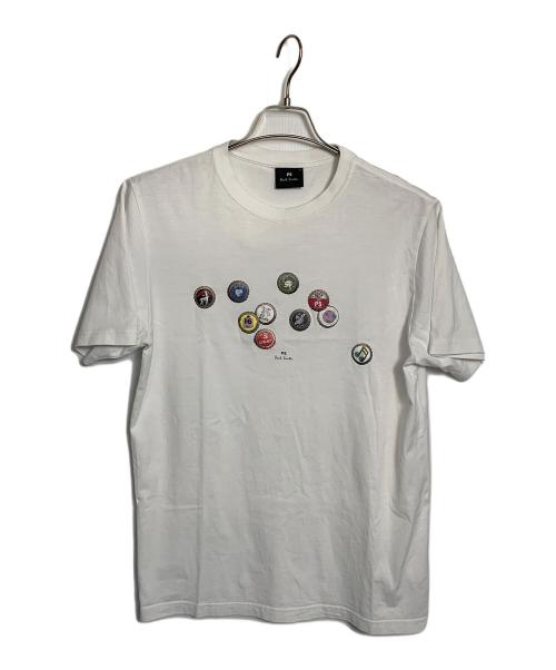 PS Paul Smith（ＰＳポールスミス）PS Paul Smith (ＰＳポールスミス) 半袖Tシャツ ホワイト サイズ:Lの古着・服飾アイテム
