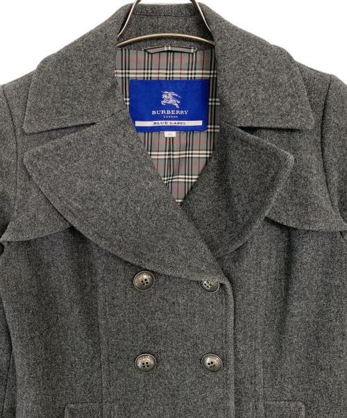 BURBERRY BLUE LABEL（バーバリー ブルー レーベル）BURBERRY BLUE LABEL (バーバリーロンドンブルーレーベル) BURBERRY BLUE LABEL ステンカラーコート グレー サイズ:38の古着・服飾アイテム