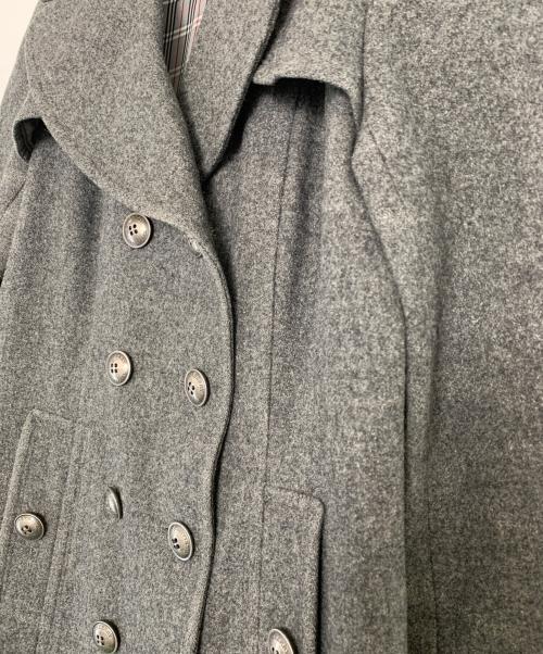 BURBERRY BLUE LABEL（バーバリー ブルー レーベル）BURBERRY BLUE LABEL (バーバリーロンドンブルーレーベル) BURBERRY BLUE LABEL ステンカラーコート グレー サイズ:38の古着・服飾アイテム