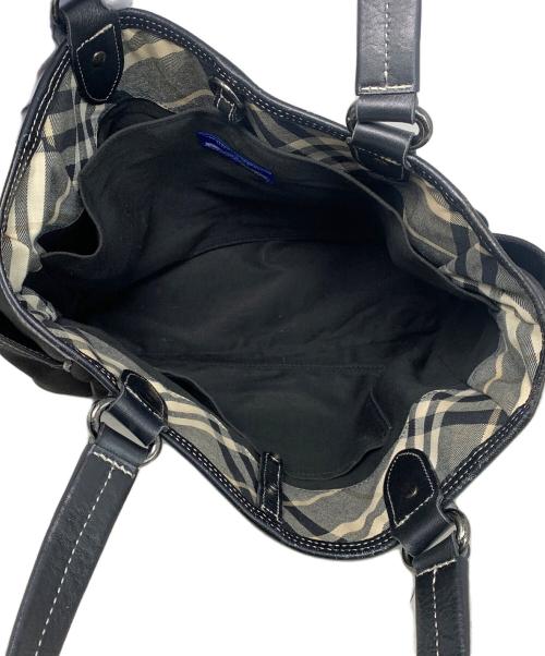 BURBERRY BLUE LABEL（バーバリー ブルー レーベル）BURBERRY BLUE LABEL (バーバリーロンドンブルーレーベル) ハンドバッグ ブラックの古着・服飾アイテム
