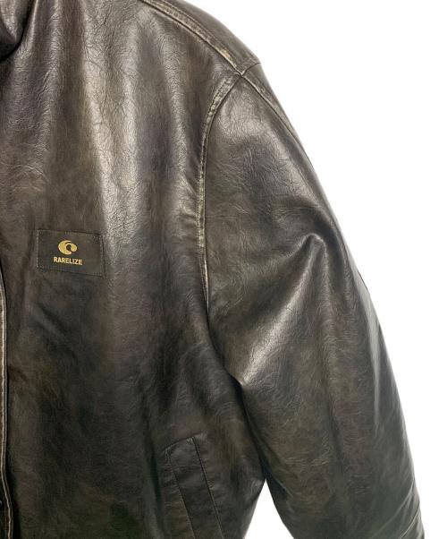 地底人（チテイジン）地底人 (チテイジン) リバーシブルPUレザーフリースジャケット ブラック サイズ:Sの古着・服飾アイテム