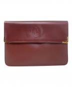 Cartierカルティエ）の古着「クラッチバッグ」｜ボルドー