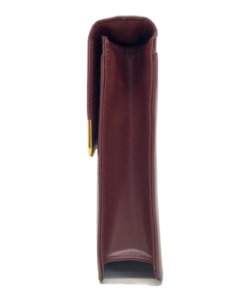 Cartier（カルティエ）Cartier (カルティエ) クラッチバッグ ボルドーの古着・服飾アイテム