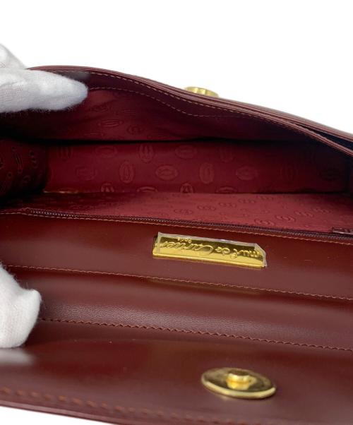 Cartier（カルティエ）Cartier (カルティエ) クラッチバッグ ボルドーの古着・服飾アイテム
