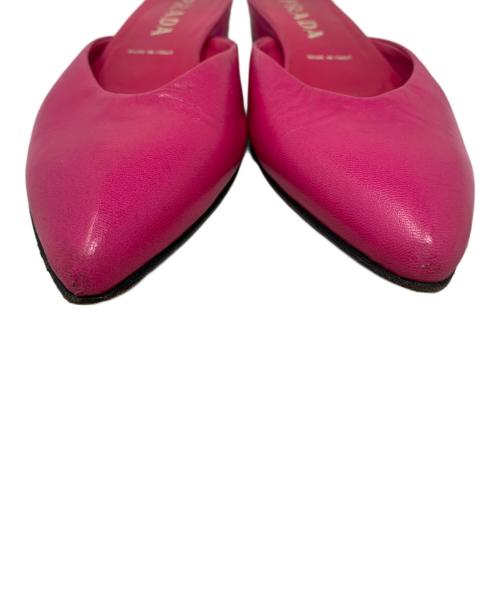 PRADA（プラダ）PRADA (プラダ) PRADA ポインテッドトゥサンダル ショッキングピンク サイズ:35の古着・服飾アイテム