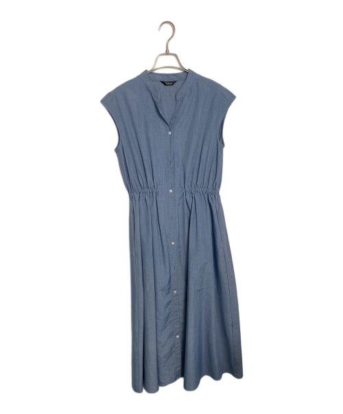 URBAN RESEARCH ROSSO（アーバンリサーチロッソ）URBAN RESEARCH ROSSO (アーバンリサーチロッソ) ウォッシャブルシャツワンピース ブルー サイズ:Freeの古着・服飾アイテム