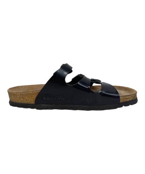 BIRKENSTOCK（ビルケンシュトック）BIRKENSTOCK (ビルケンシュトック) BIRKENSTOCK FLORIDA サンダル ブラック×ブラウン サイズ:26㎝の古着・服飾アイテム