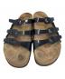 中古・古着 BIRKENSTOCK (ビルケンシュトック) BIRKENSTOCK FLORIDA サンダル ブラック×ブラウン サイズ:26㎝：5000円