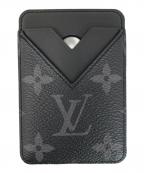 LOUIS VUITTONルイ ヴィトン）の古着「LOUIS VUITTON モノグラム ポルト カルト・マグネット カードホルダー」｜ブラック